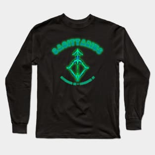 Sagittarius 7b Black Long Sleeve T-Shirt